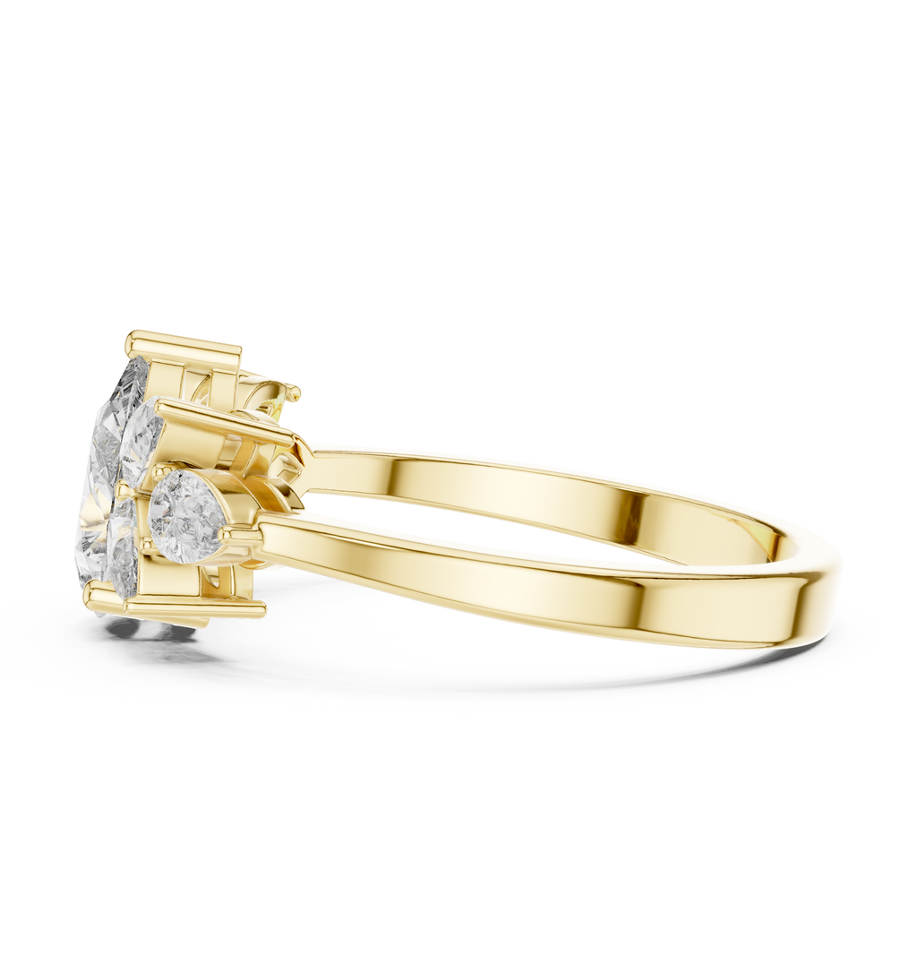 lab grown diamond ring