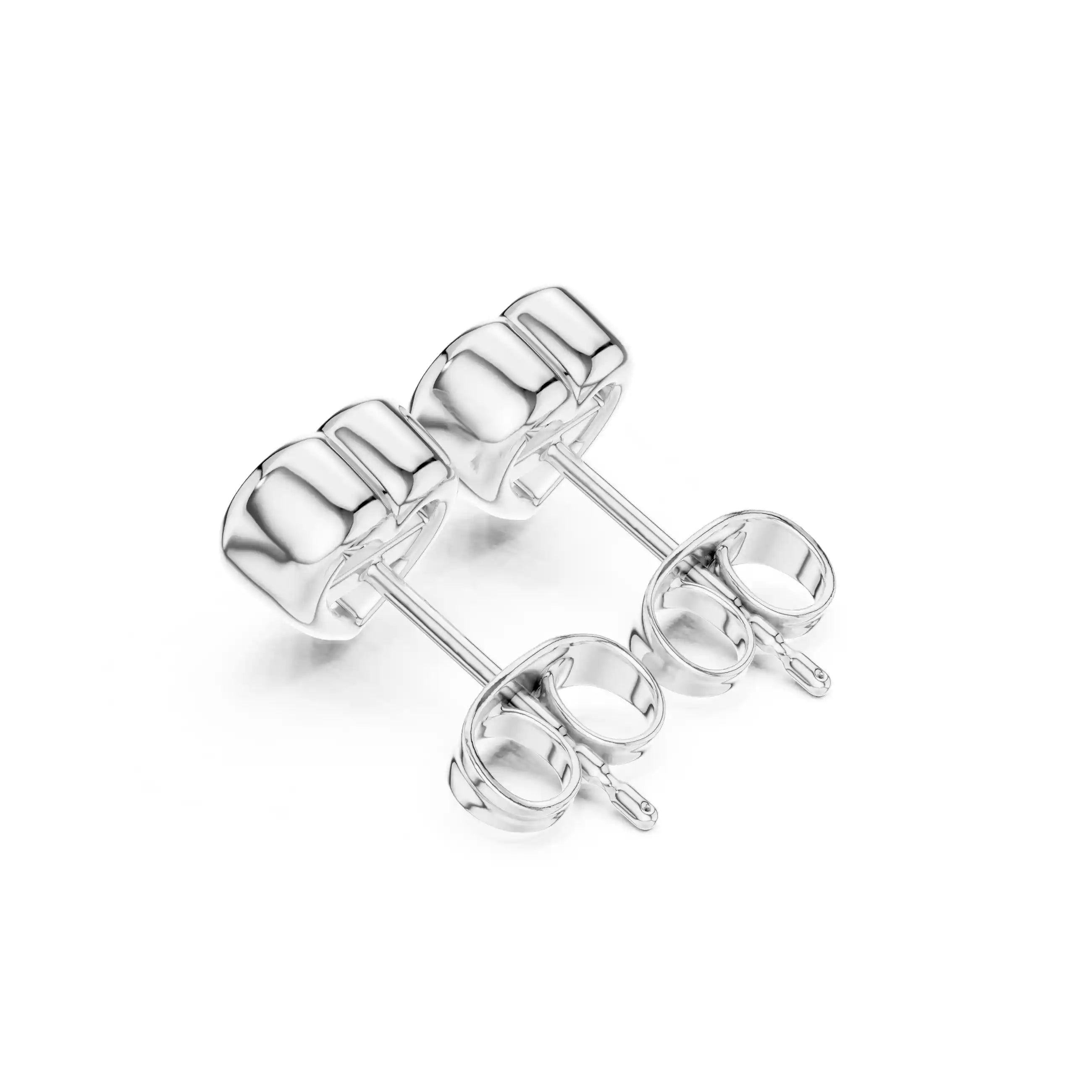 Dylemma Essential Bezel Set Studs - Heart