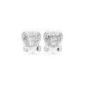 Dylemma Essential Bezel Set Studs - Heart