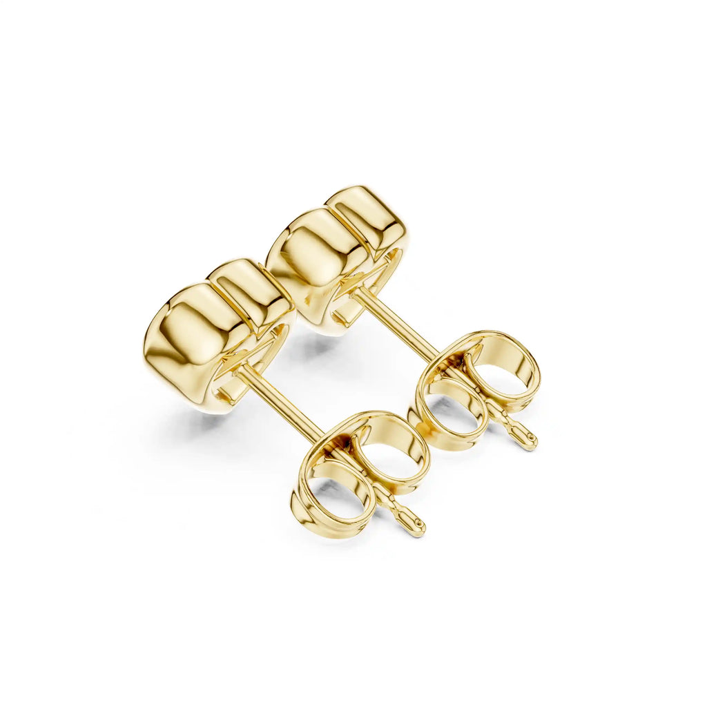 Dylemma Essential Bezel Set Studs - Heart
