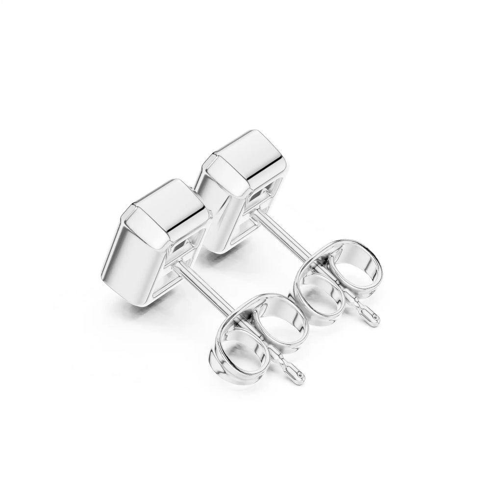 Dylemma Essential Bezel Set Studs - Radiant