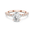 Dylemma Oval Diamond Solitaire Ring