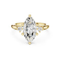 Marquise-Cut Diamond Three-Stone Ring