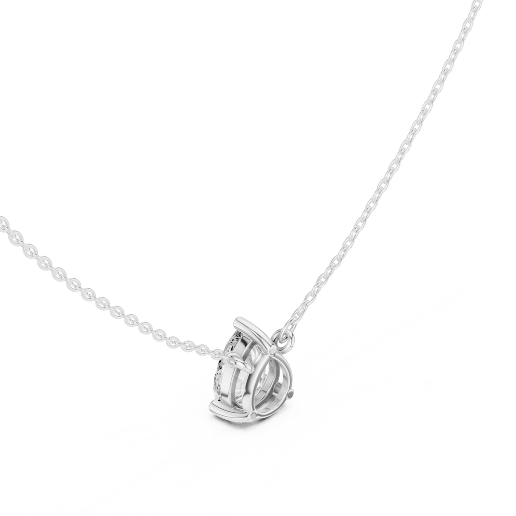 Tear Solitaire Drop Necklace