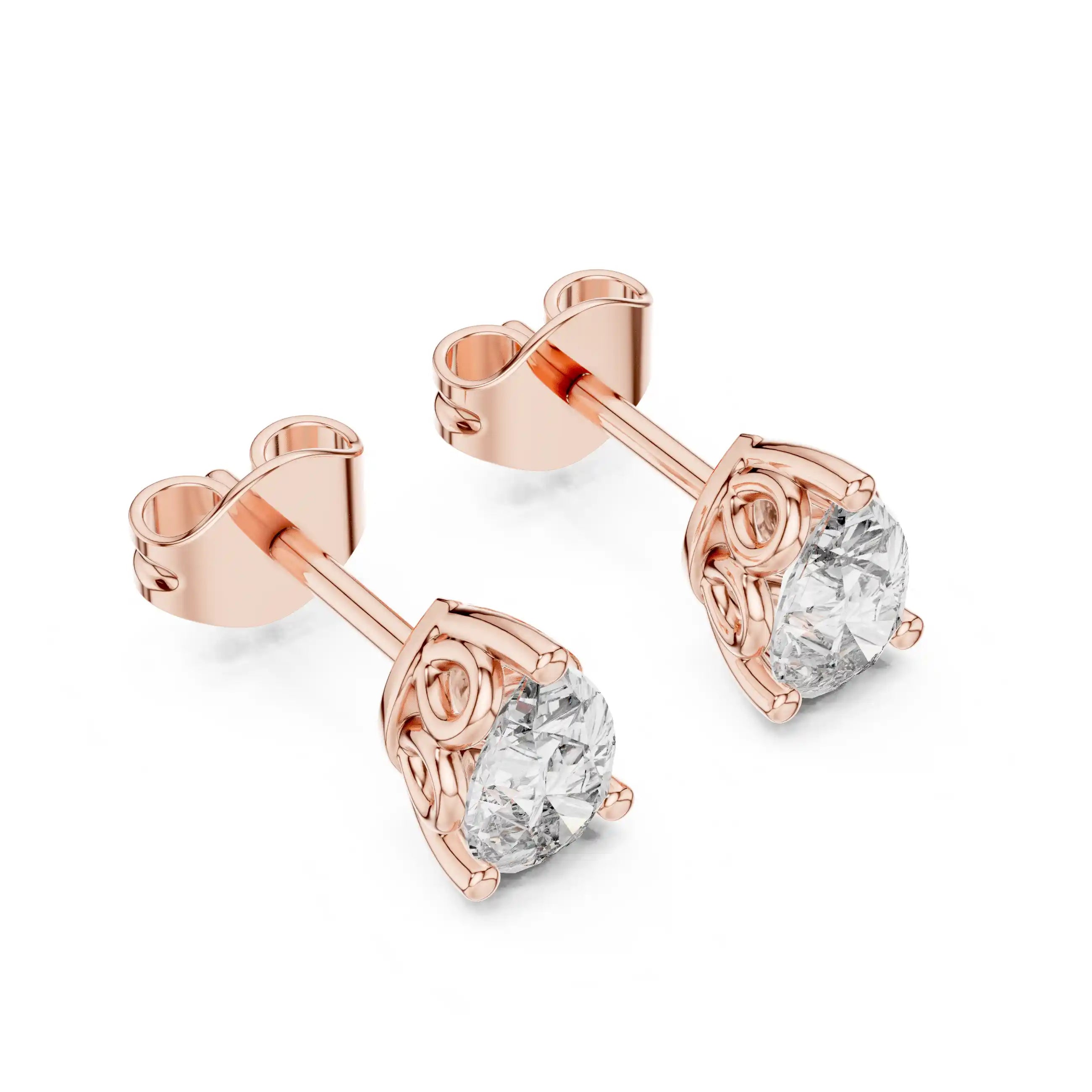 Dylemma Geometric Pear Stud