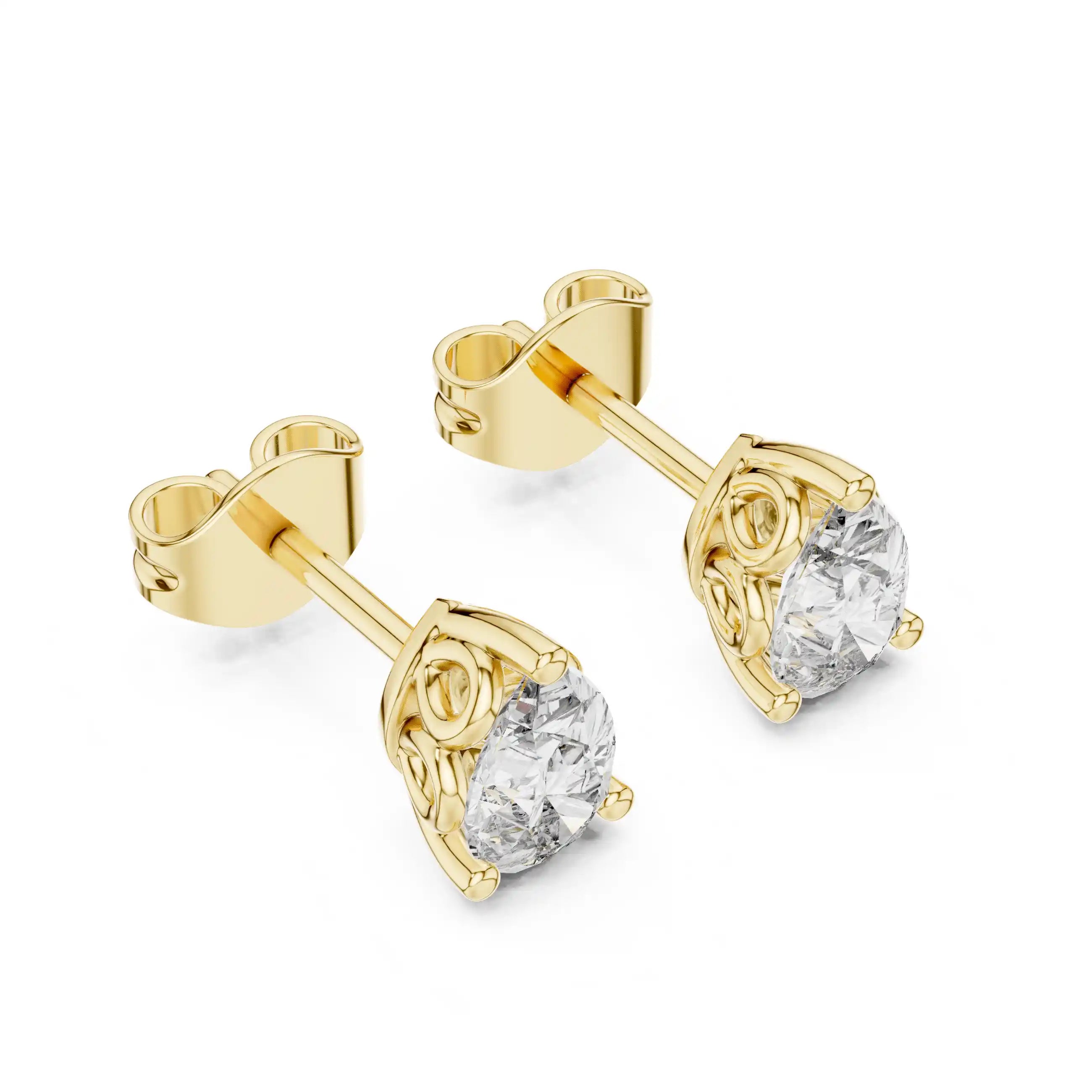Dylemma Geometric Pear Stud