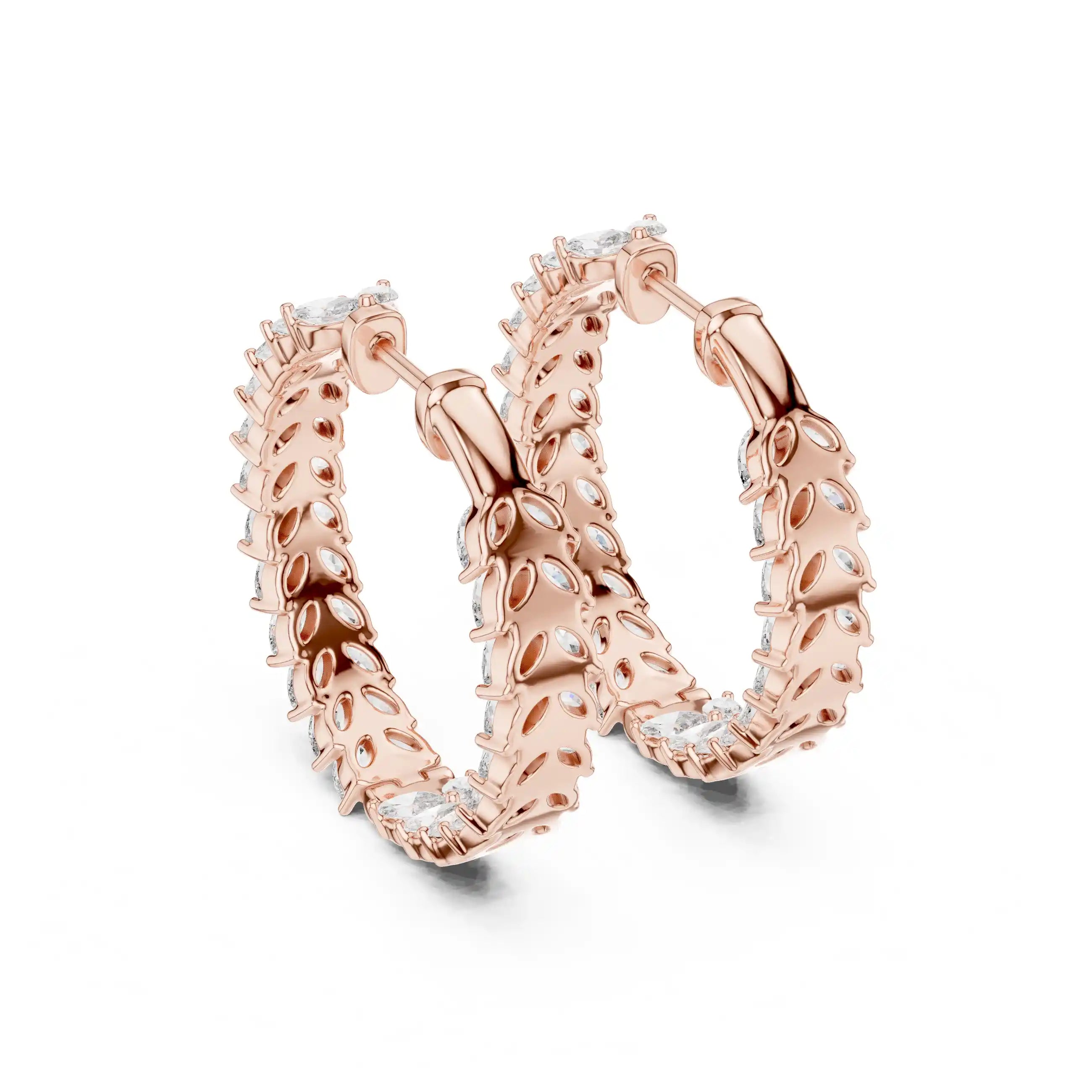 Dylemma Mono Pavé Hoop