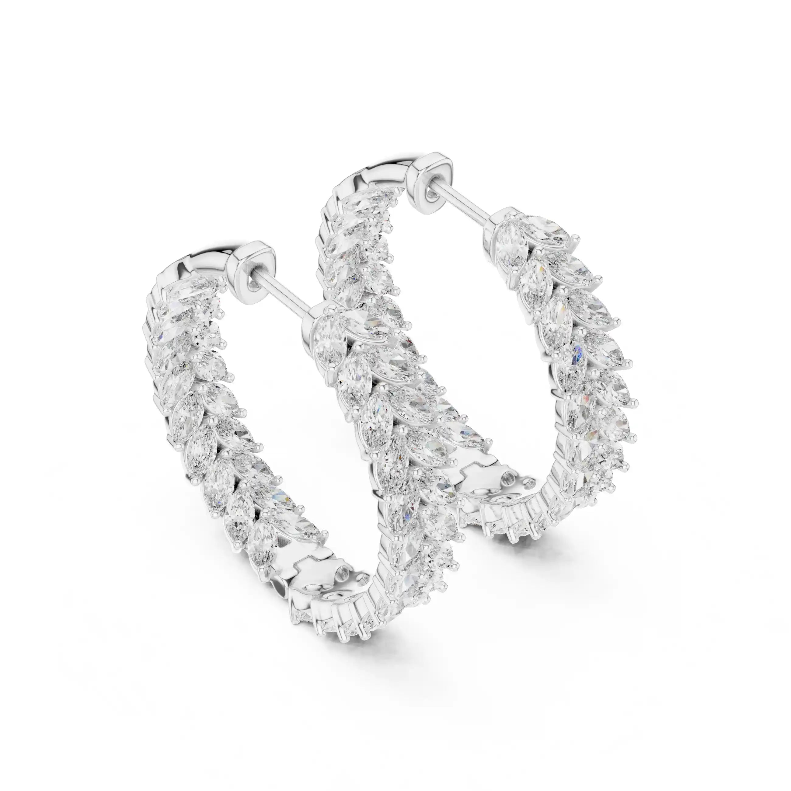 Dylemma Mono Pavé Hoop