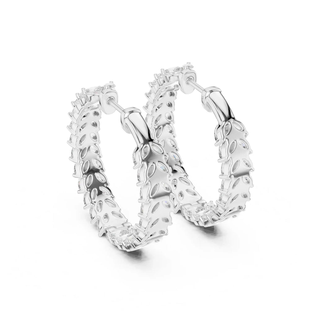 Dylemma Mono Pavé Hoop