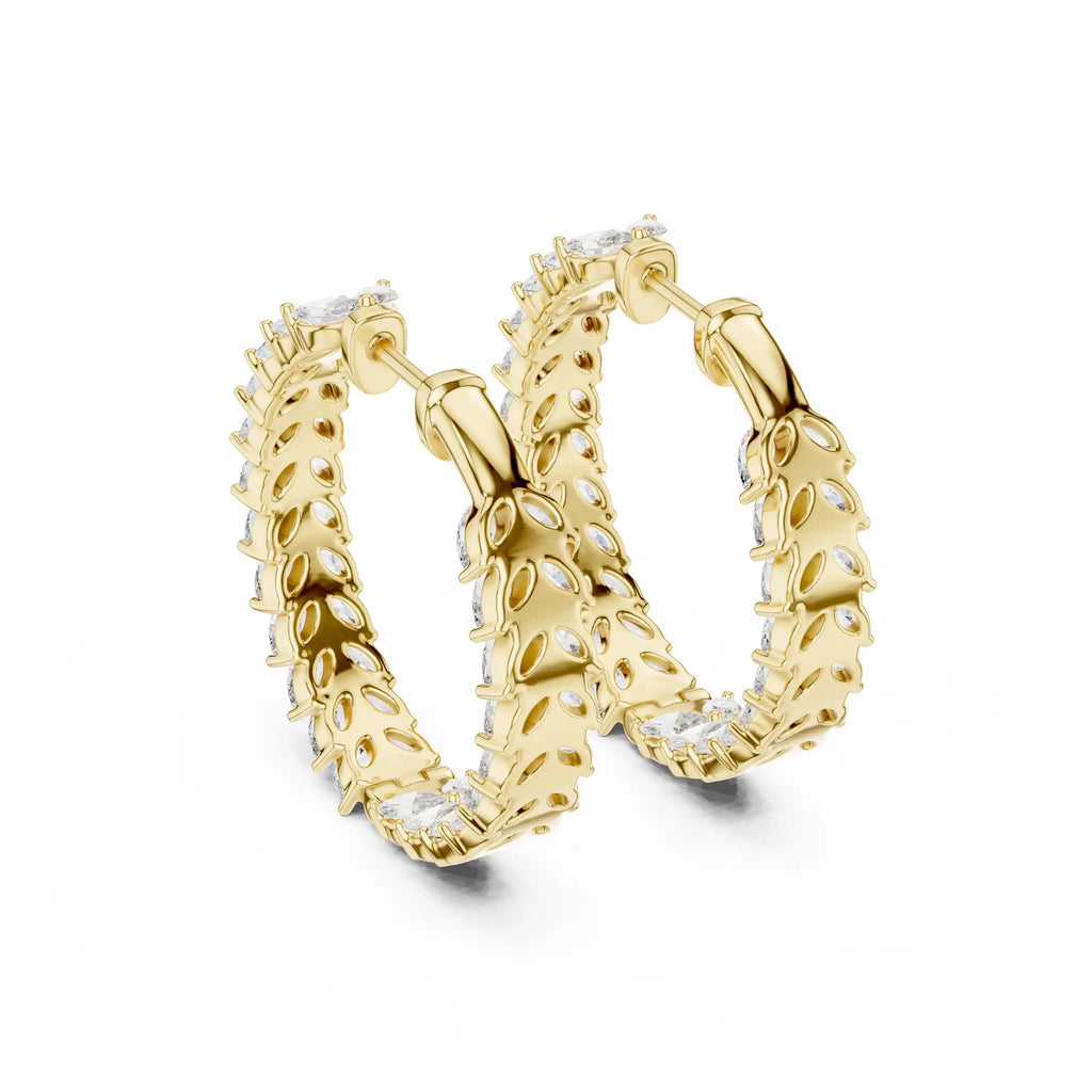 Dylemma Mono Pavé Hoop