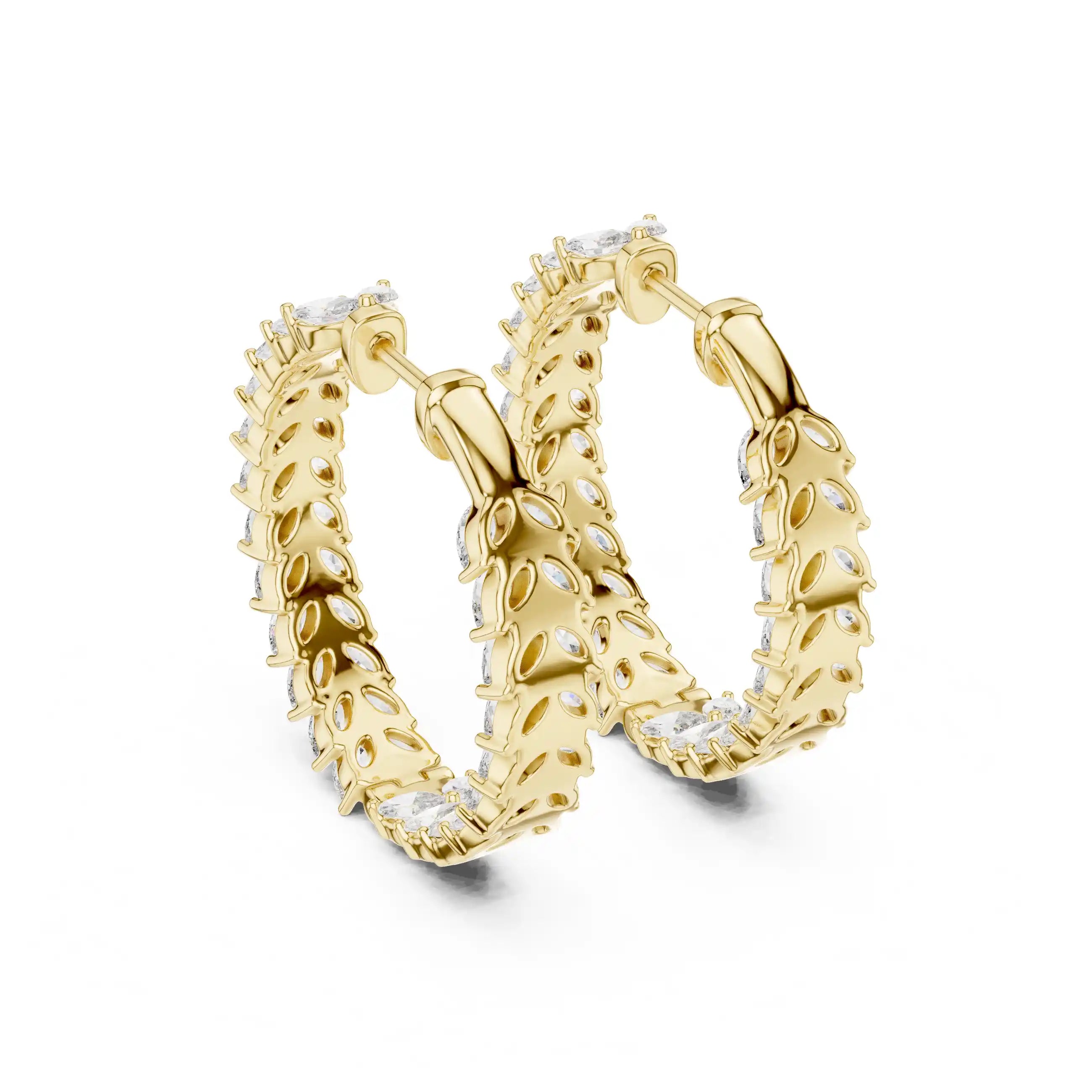 Dylemma Mono Pavé Hoop