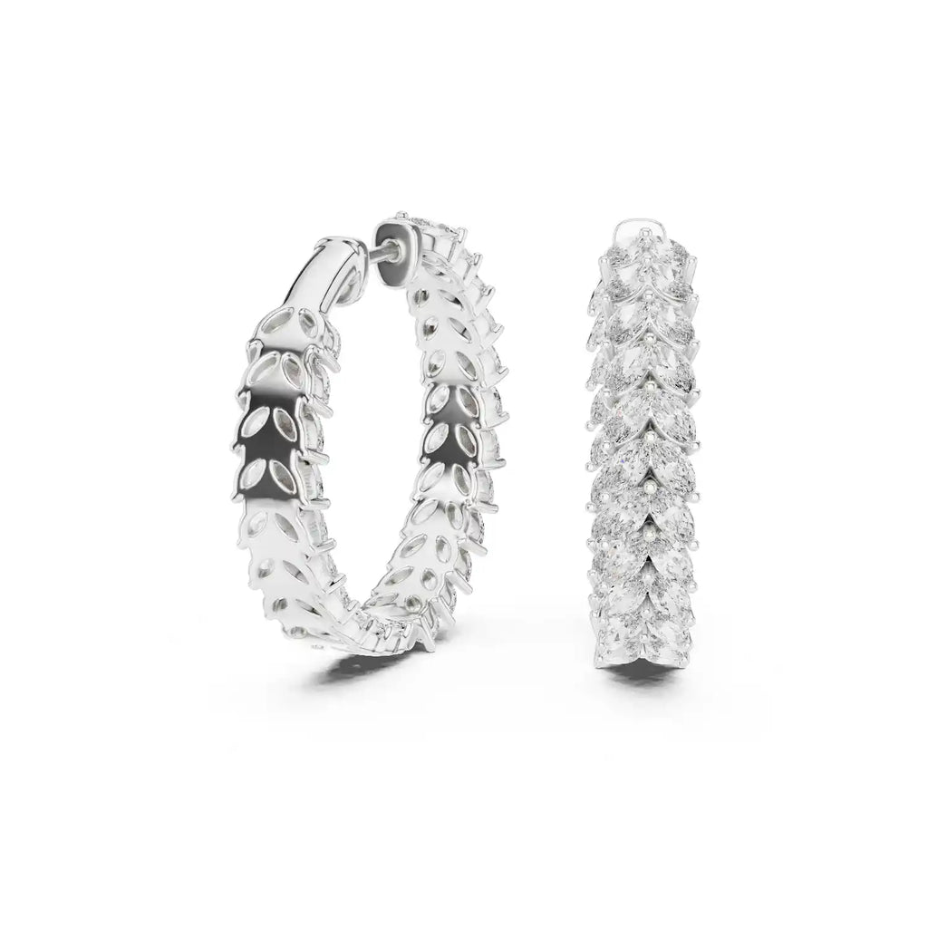 Dylemma Mono Pavé Hoop