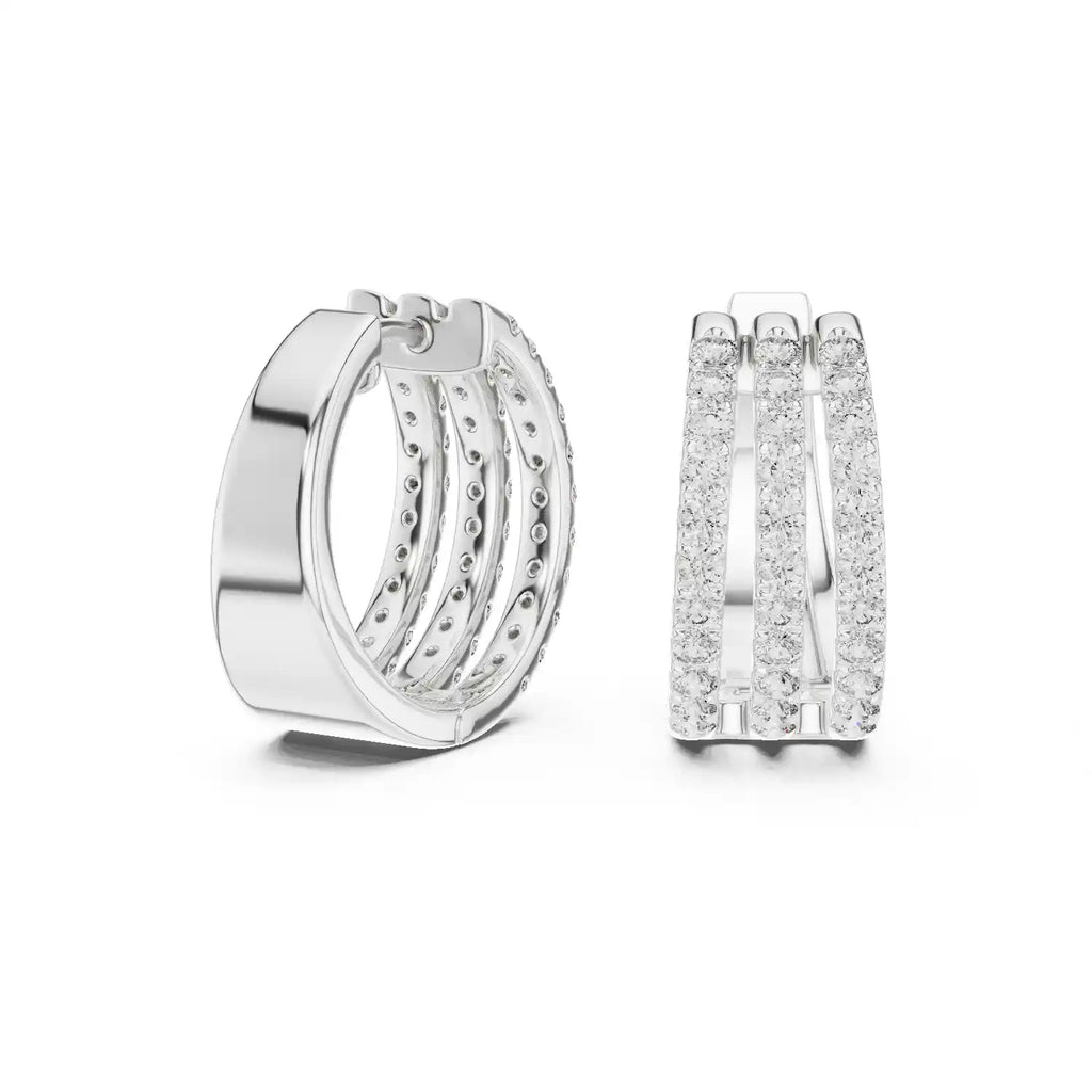 Dylemma Pavé Hoop