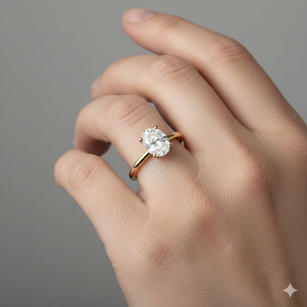 Classic Oval Solitaire