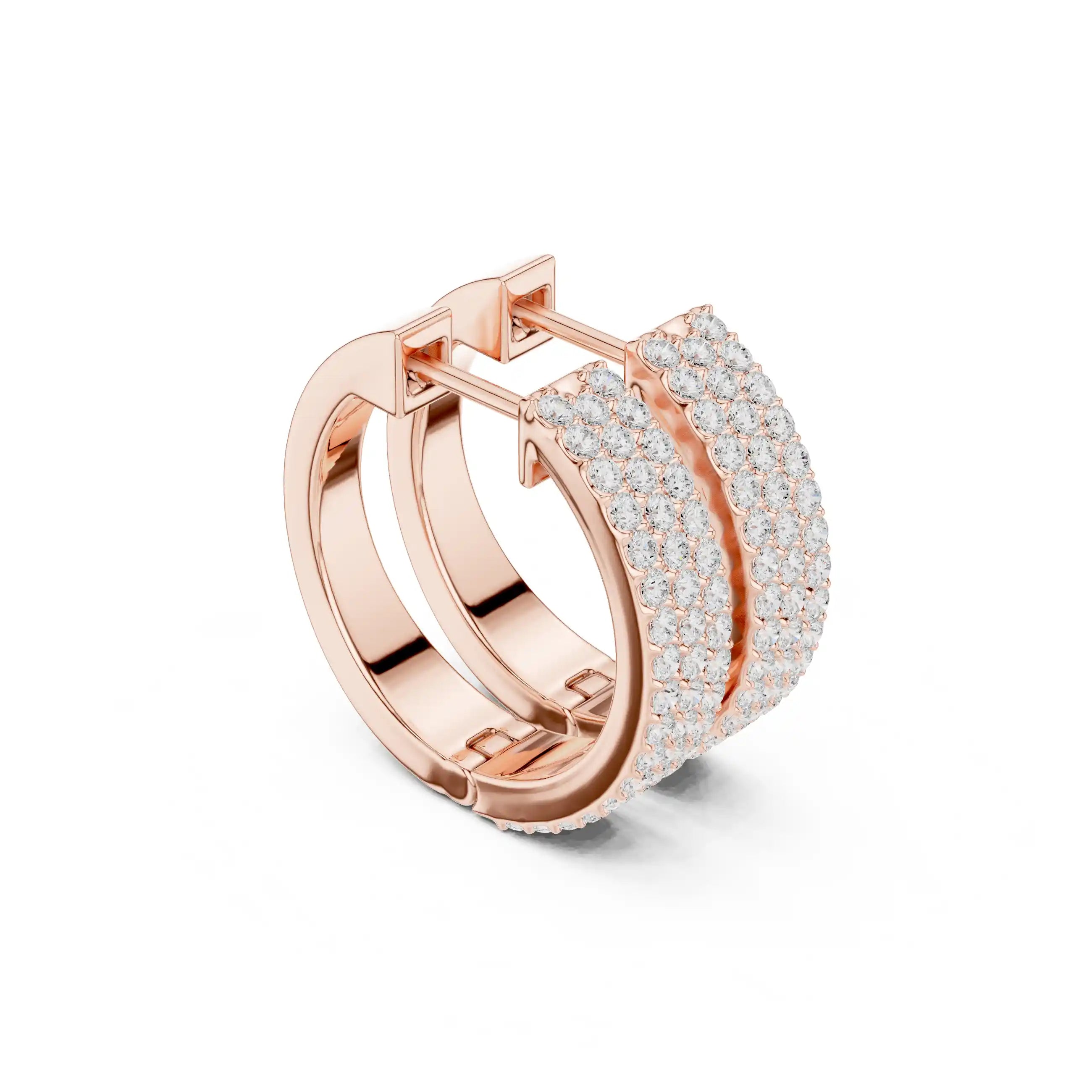 Dylemma Duo Pavé Hoop