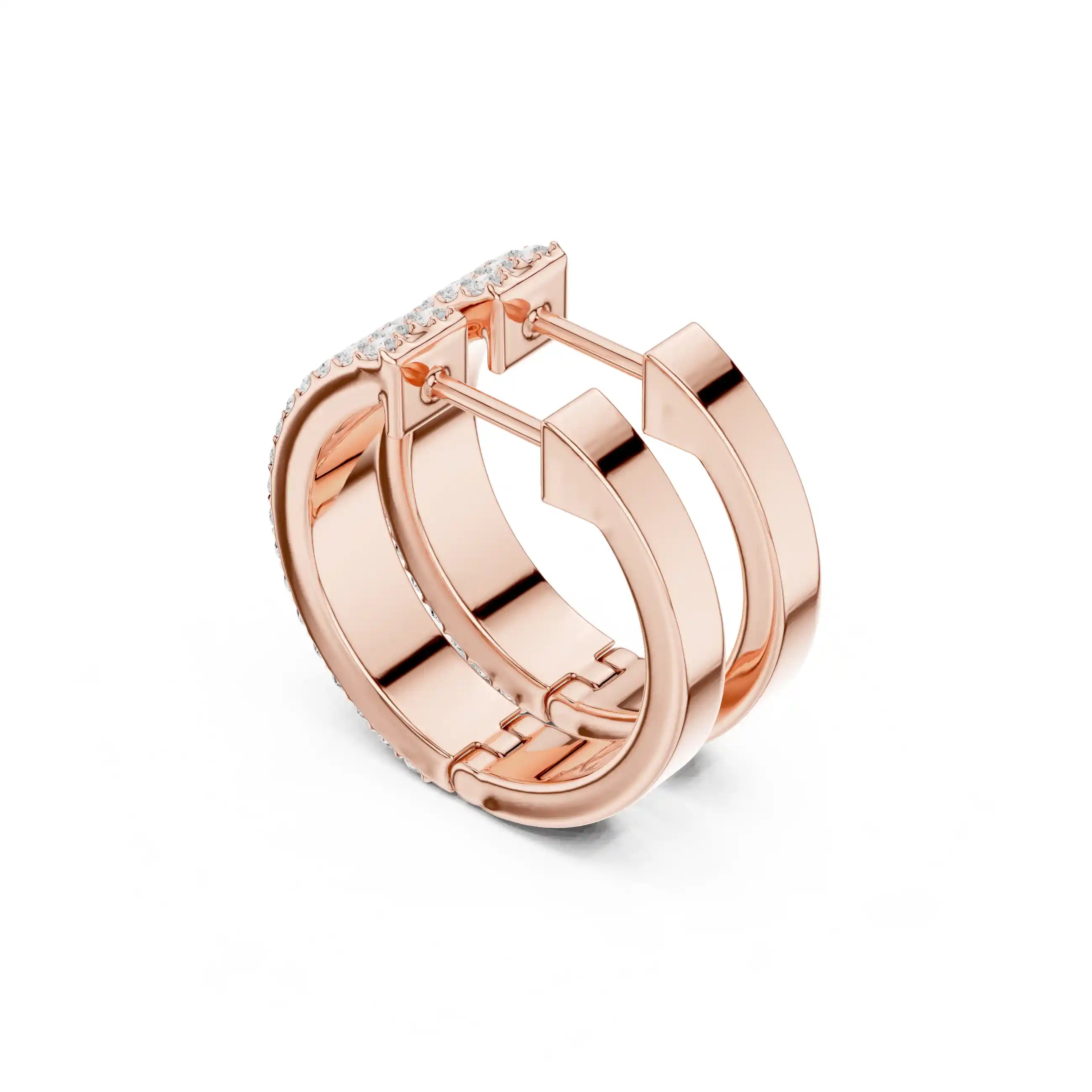 Dylemma Duo Pavé Hoop