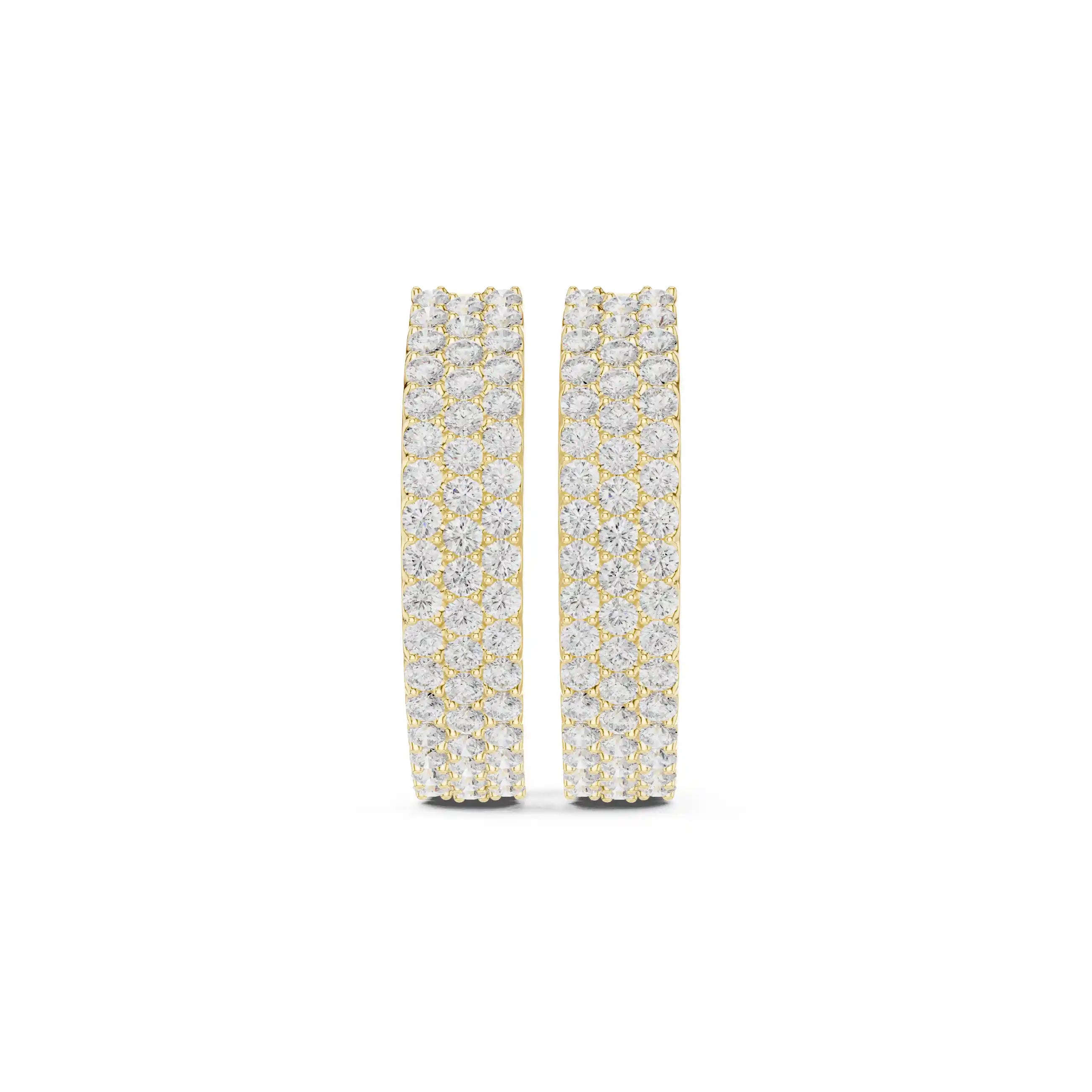 Dylemma Duo Pavé Hoop