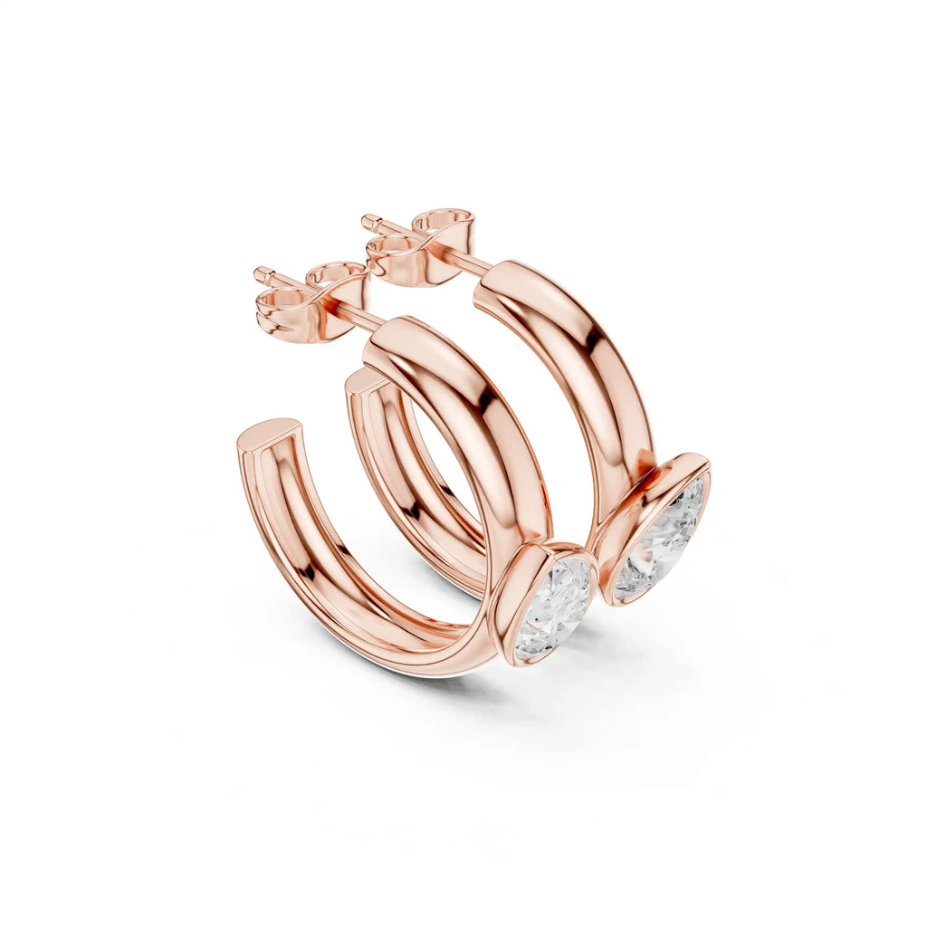 Dylemma 2 in 1 Hoop stud