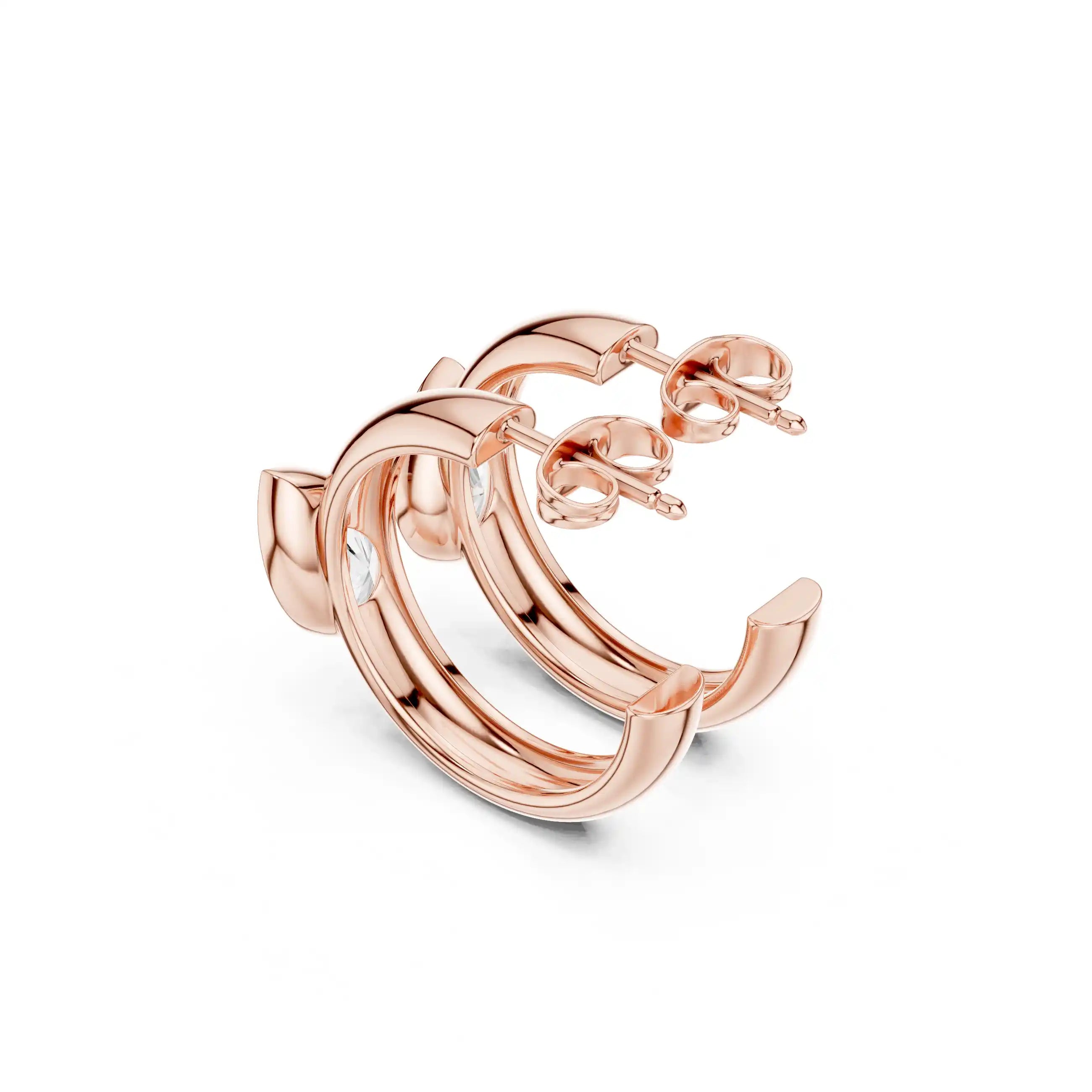 Dylemma 2 in 1 Hoop stud