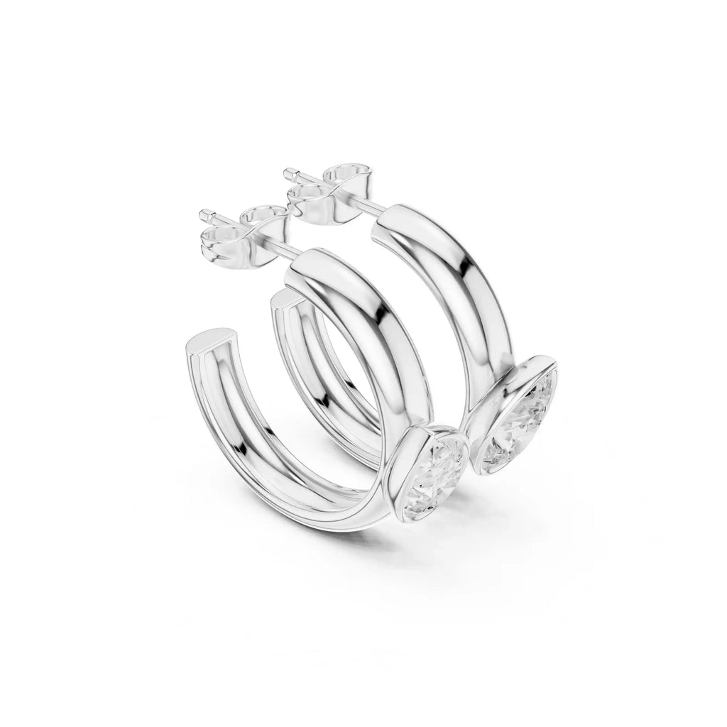 Dylemma 2 in 1 Hoop stud