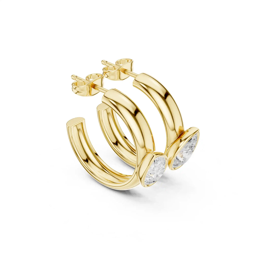 Dylemma 2 in 1 Hoop stud