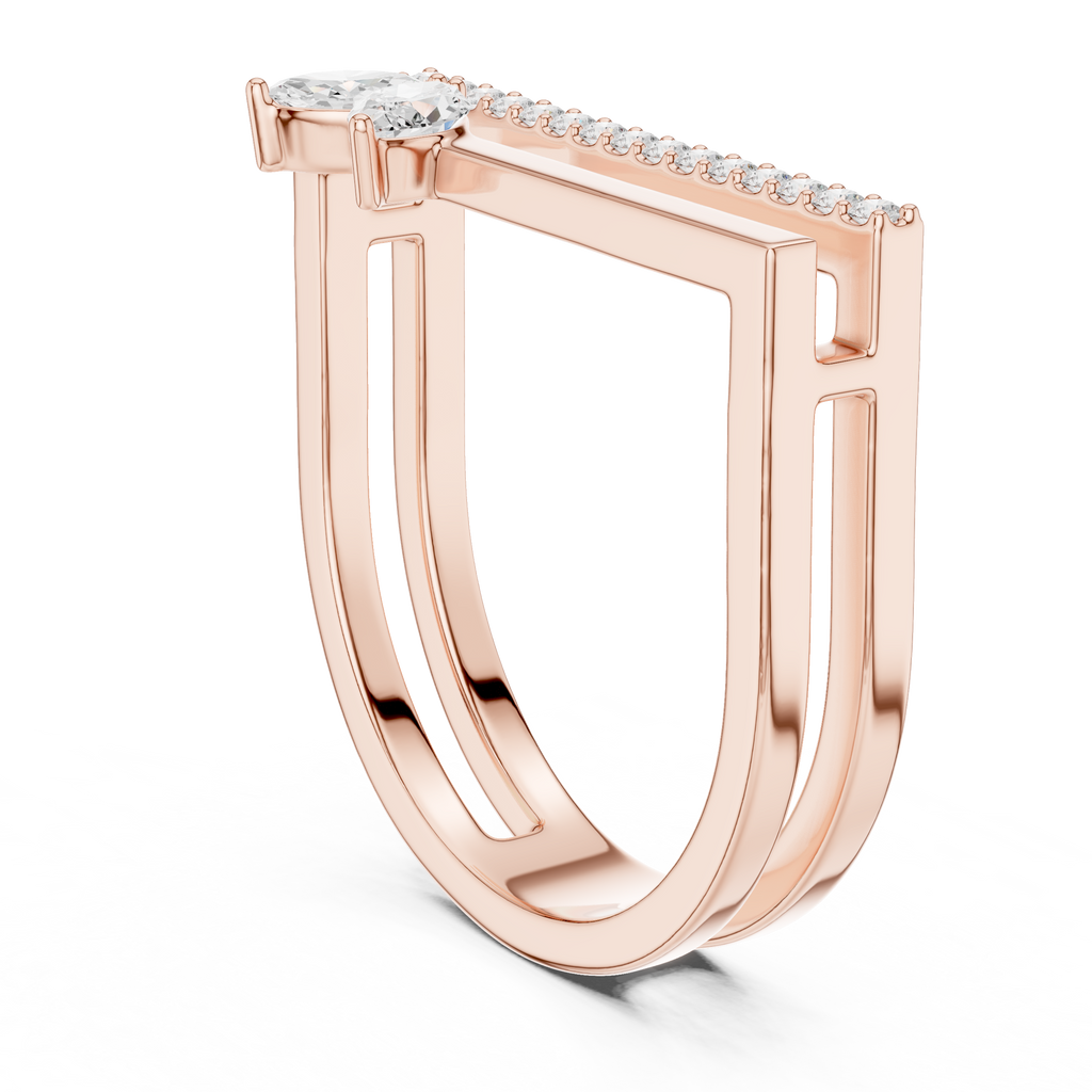 lab grown diamond ring