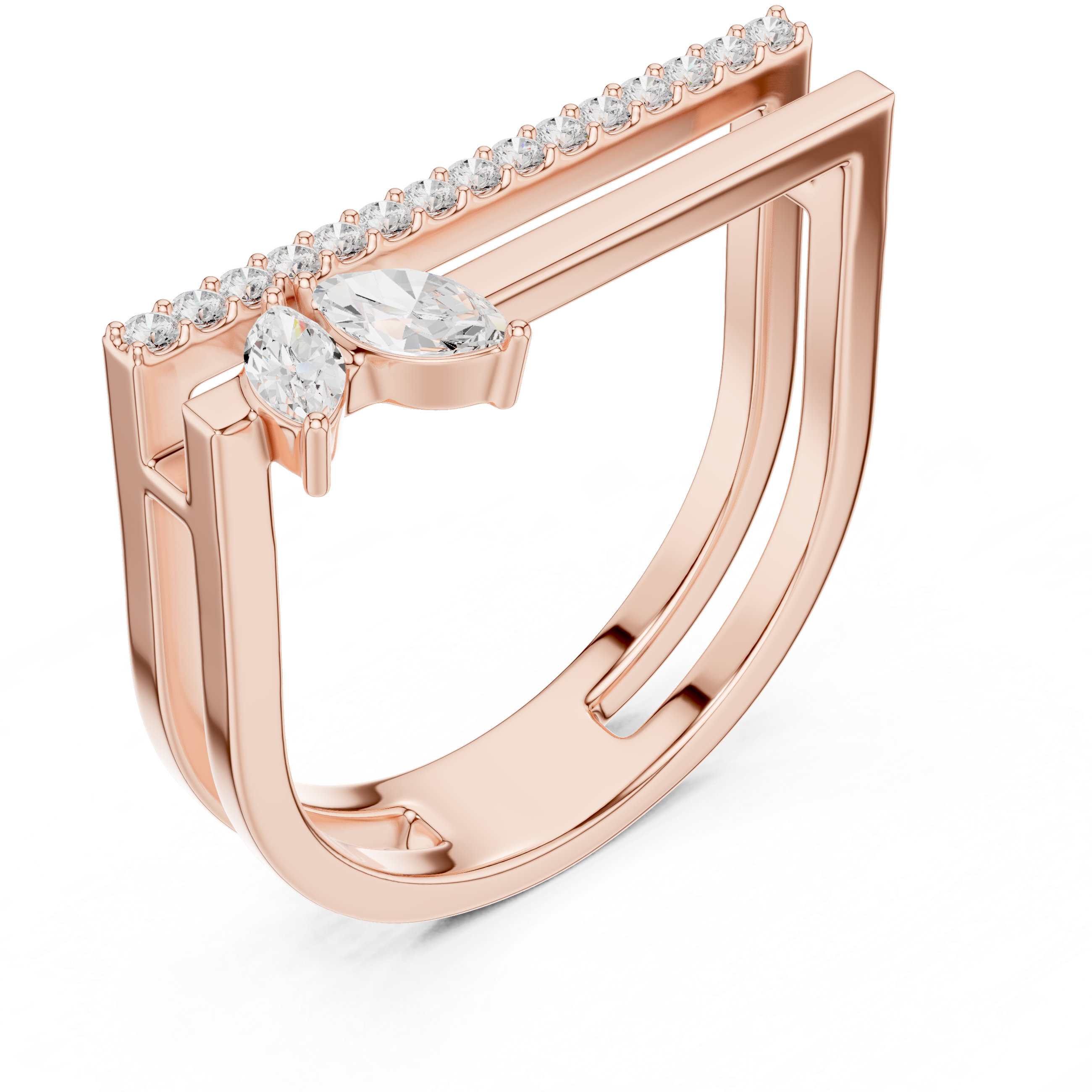 lab grown diamond ring