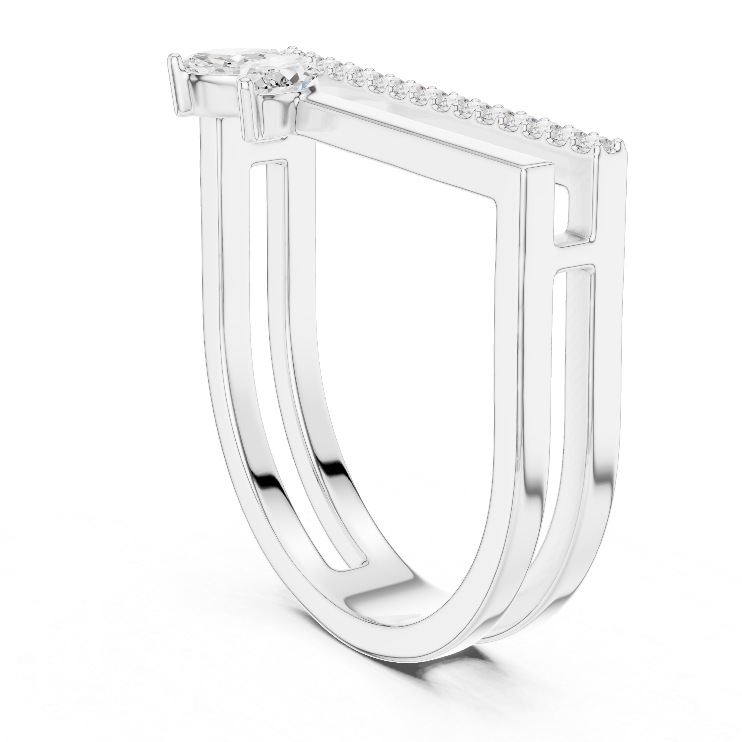 lab grown diamond ring