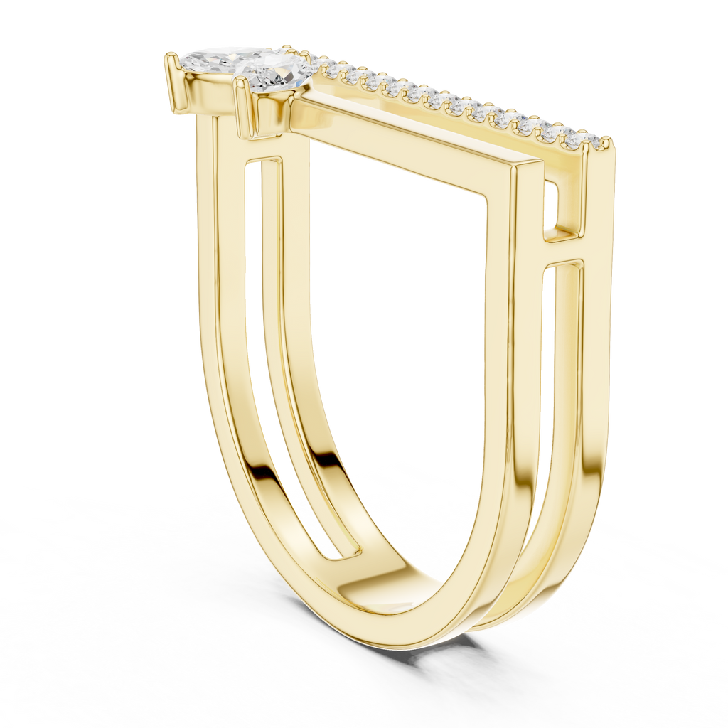 lab grown diamond ring