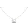 Tear Solitaire Drop Necklace