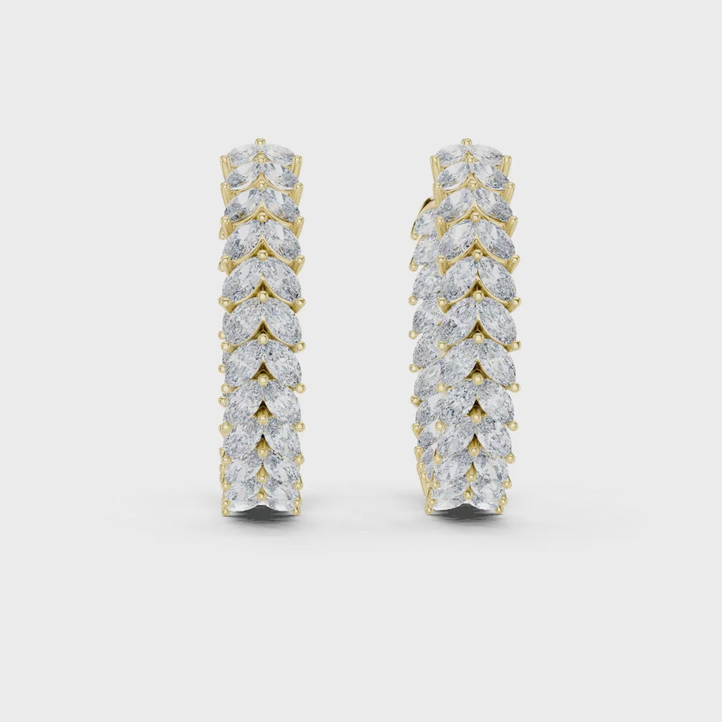 Dylemma Mono Pavé Hoop